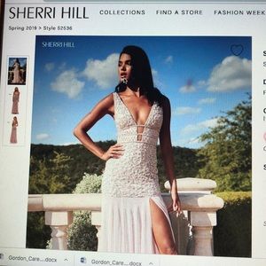 Sherri Hill beaded gown